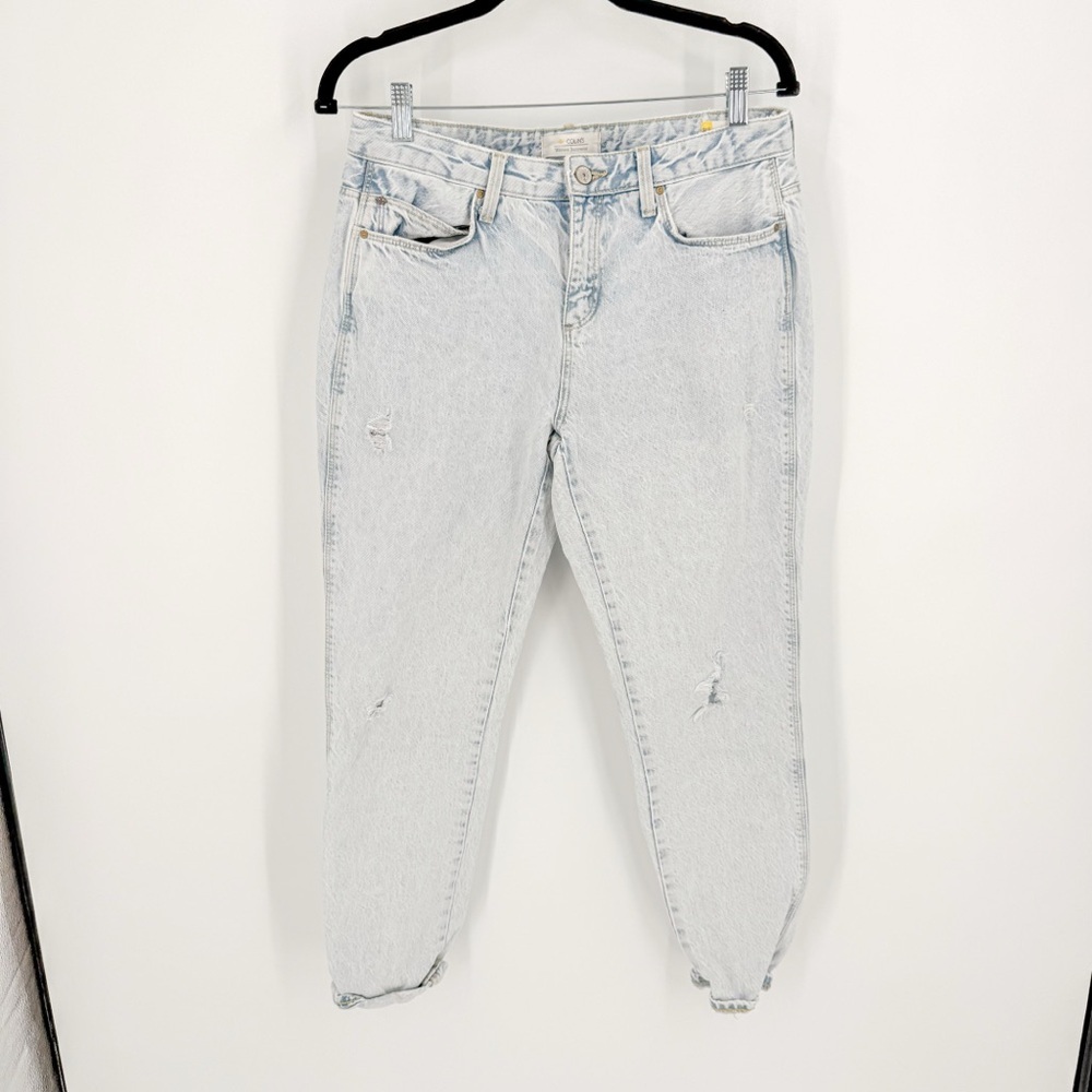 Casual Light Wash Boyfriend Jeans